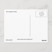 ブルーエンジェルとハープ ポストカード (裏面)