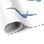 ブルーエンジェルのギフトのゆがみ ラッピングペーパー (ロールコーナー)