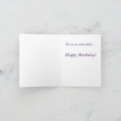 ブルーエンジェルのバースデー・カード カード (内部)