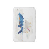 ブルーエンジェルはたらいジェット機で行きました バスマット (正面縦)