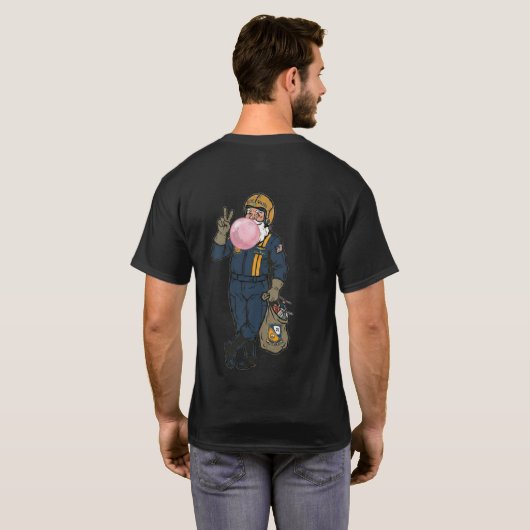 ブルーエンジェルサンタクロース Tシャツ (裏面フル)