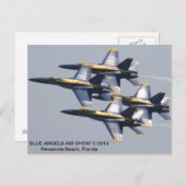 ブルーエンジェルス航空ショー7/2010 ポストカード (正面/裏面)