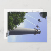 ブルーエンジェルズオーバーザペンサコーラライトハウス ポストカード (正面/裏面)