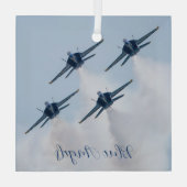 ブルーエンジェルズガラスオーナメント ガラスオーナメント (裏面)