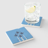 ブルーエンジェルズコースター ストーンコースター (横)