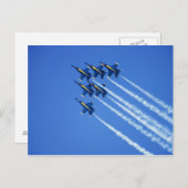 ブルーエンジェルズフライバイ2006フリートウィーク2 ポストカード (正面/裏面)