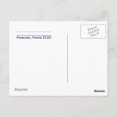 ブルーエンジェルズペンサコーラビーチフロリダエアショー ポストカード (裏面)