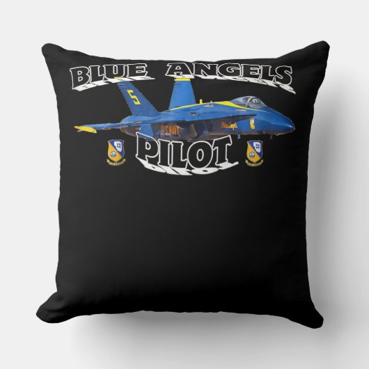 ブルーエンジェルパイロット子供ブルーエンジェルパイロットギフト クッション (正面)