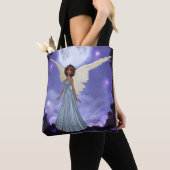 ブルーエンジェルプリントオールオーバートートバッグ トートバッグ (クローズアップ)