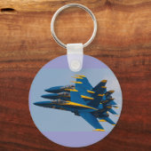 ブルーエンジェル生成 キーホルダー (正面)