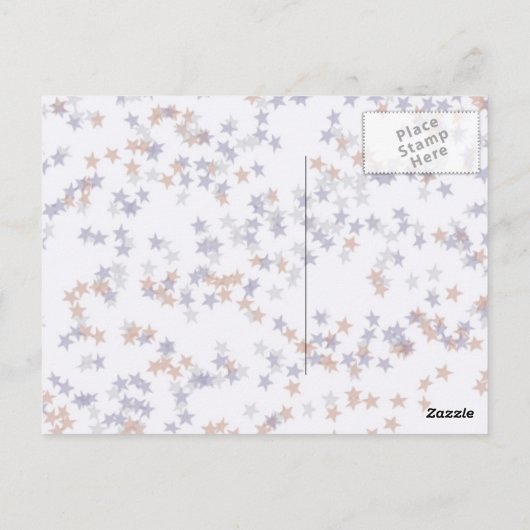 ブルーエンジェル飛んでいるズとアメリカ国旗飛んでいる ポストカード (裏面)