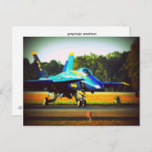 ブルーエンジェル ポストカード (正面/裏面)