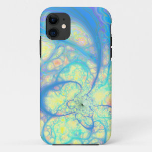 ブルーエンジェル-宇宙紺碧及びレモン iPhone 11 ケース