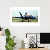 ブルーエンジェル#1 ポスター (ホームオフィス)