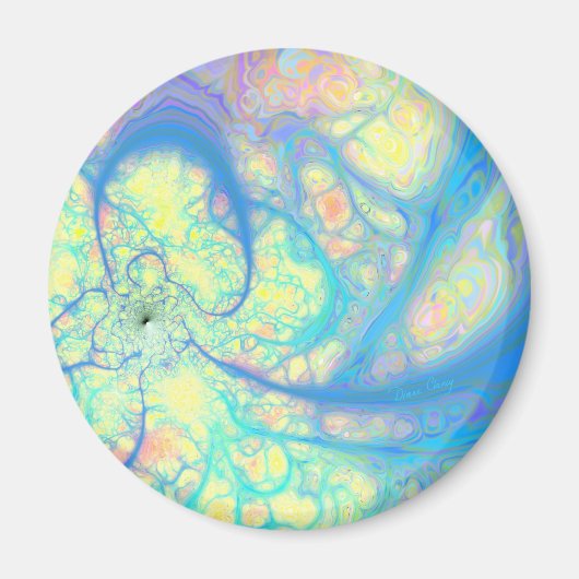 ブルーエンジェル – Cosmic Azure & Lemon マグネット (正面)