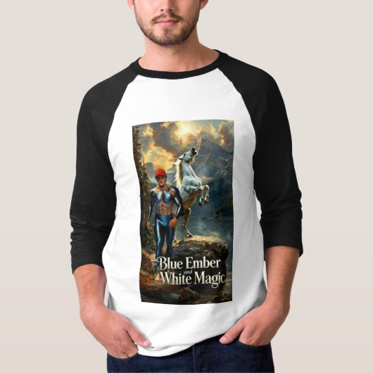 ブルーエンバー&ホワイトマジック Tシャツ (正面)