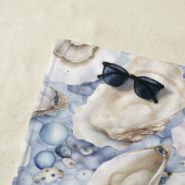 ブルーオイスターシェル ビーチタオル (インサイチュ)