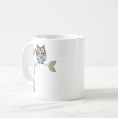 ブルーオウルベビー コーヒーマグカップ (正面左)
