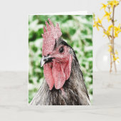 ブルーオスターデジタルアート カード (黄色い花)