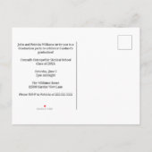 ブルーオステオパシー医学校卒業会 インビテーションポストカード (裏面)