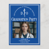ブルーオステオパシー医学校卒業会 インビテーションポストカード (正面)