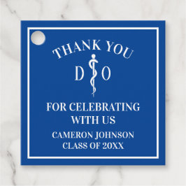 ブルーオステオパシー医学校卒業会 フェイバータグ