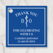 ブルーオステオパシー医学校卒業会 フェイバータグ (正面)