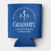 ブルーオステオパシー医学校卒業会 缶クーラー (正面)