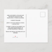 ブルーオステオパシー医学校卒業写真 案内ポストカード (裏面)