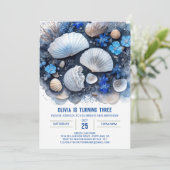 ブルーオセアニック疑問に思ボイ誕生日 招待状 (スタンド正面)