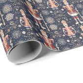 ブルーオダマキ(植物)くるみ割りバレエ ラッピングペーパー (ロールコーナー)