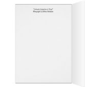 ブルーオダマキ（植物）とウッドすべての行事グリーティングカード (内側 (左))