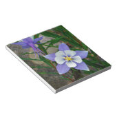 ブルーオダマキ（植物） ノートパッド (アングル)