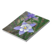 ブルーオダマキ（植物） ノートパッド (回転)