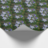 ブルーオダマキ(植物) ラッピングペーパー (角)