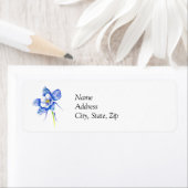 ブルーオダマキ（植物） ラベル (インサイチュ)