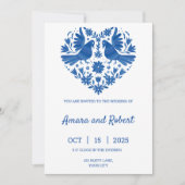 ブルーオトミ メキシカン ハート インビテーション (正面)