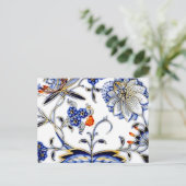 ブルーオニオンヴィンテージ中国パターン ポストカード (スタンド正面)