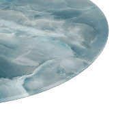 ブルーオニキス大理石、抽象芸術テクスチャ。 カッティングボード (角)