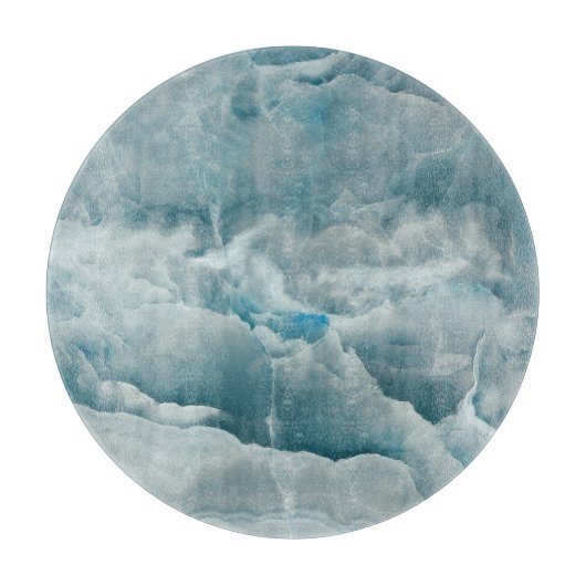 ブルーオニキス大理石、抽象芸術テクスチャ。 カッティングボード (正面)