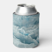 ブルーオニキス大理石、抽象芸術テクスチャ。 缶クーラー (缶正面)