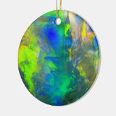 ブルーオパールオーナメント セラミックオーナメント (左)