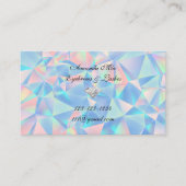 ブルーオパールストーンデザイン名刺 名刺 (正面)