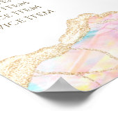 ブルーオパールデザイン価格表ポスター ポスター (角)