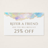 ブルーオパールデザイン紹介カード (正面)