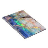 ブルーオパールプリント ノートブック (右側)