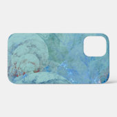 ブルーオパール抽象画 Case-Mate iPhoneケース (裏面 (横))