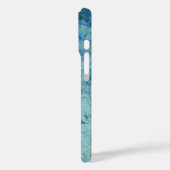 ブルーオパール抽象芸術 Case-Mate iPhoneケース (裏面 / 左)