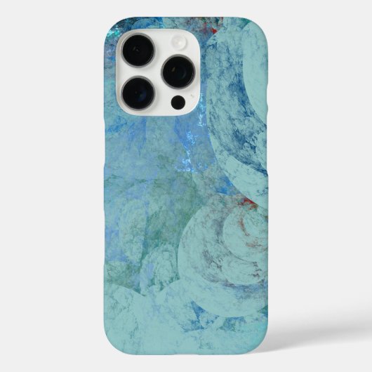 ブルーオパール抽象芸術 Case-Mate iPhoneケース (裏面)