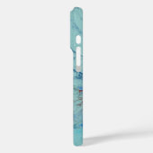 ブルーオパール抽象芸術 Case-Mate iPhoneケース (裏面 / 左)